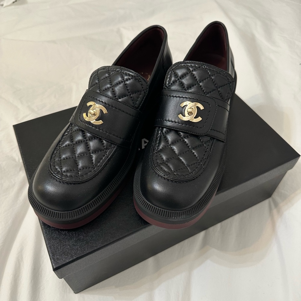 Chanel Turn Lock Loafers - BRAND NEW